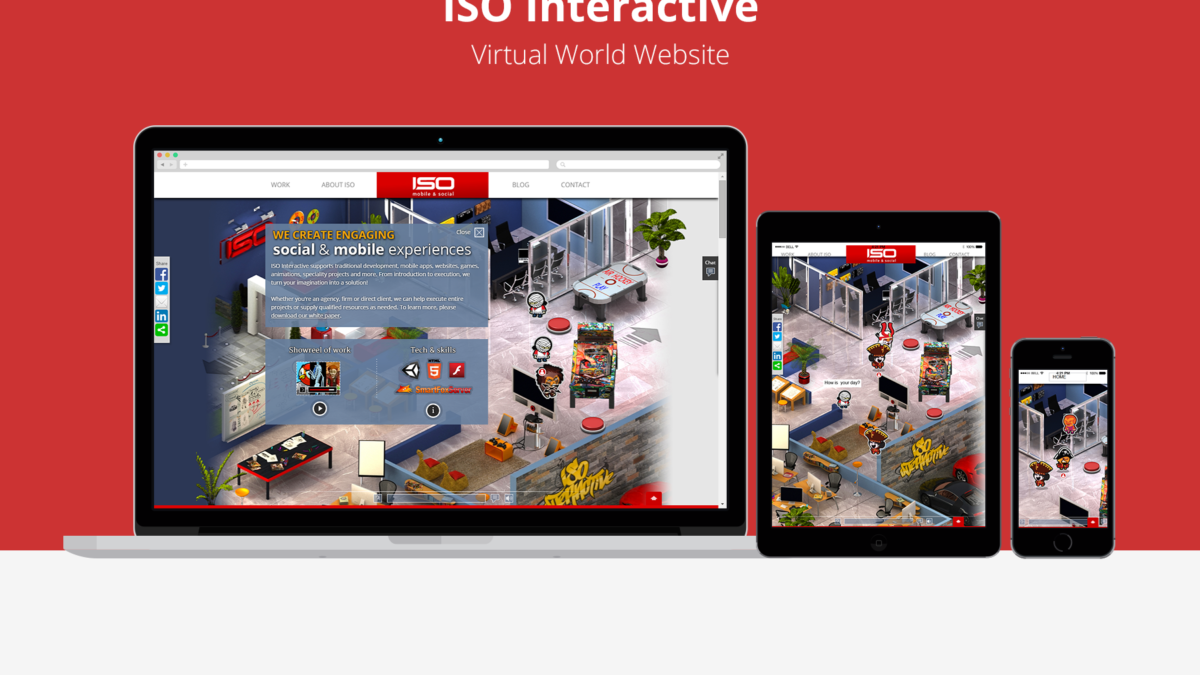 Virtual Website ISO Interactive's Virtual World Website - The Troy Agency